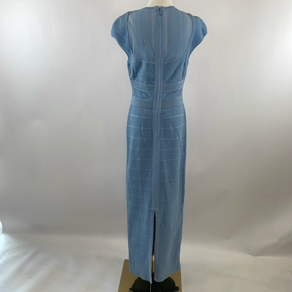 Herve Leger Sheer Bustier Gown L - Picture 9 of 13